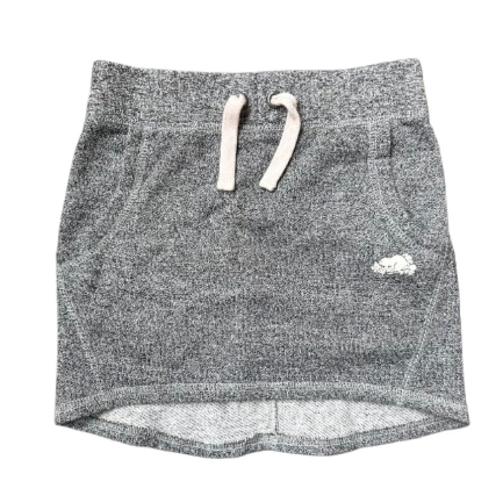 New Roots Kids High Low Heathered Gray skirt, Size 6